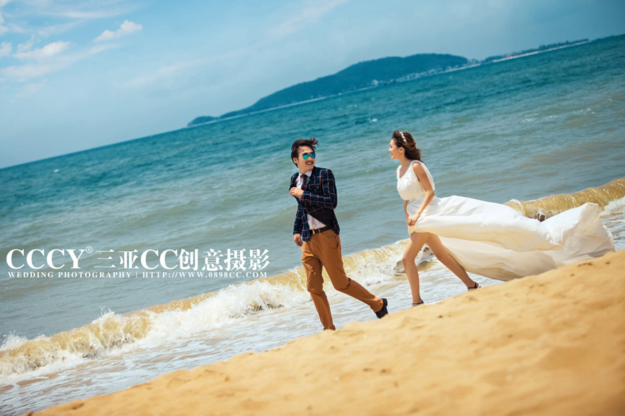 三亚婚纱摄影必拍景点-三亚湾