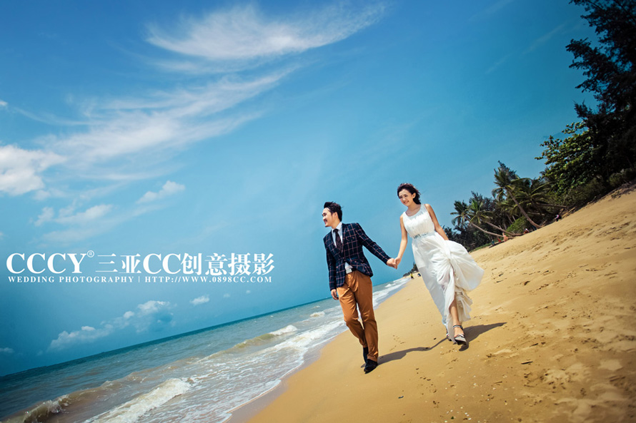 三亚婚纱摄影必拍景点-三亚湾